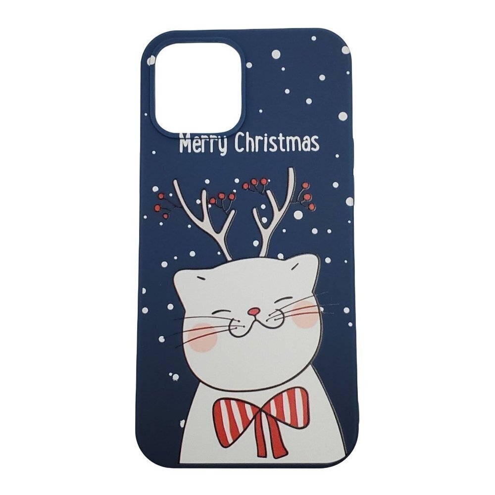 Antler Cat Blue iphone 12 Pro Max Phone Case TPU
